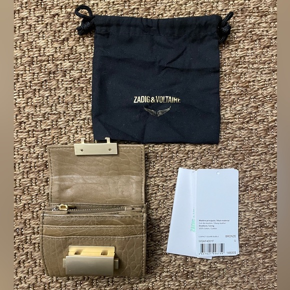 Zadig & Voltaire Compact Square Bubble Wallet - Picture 6 of 6